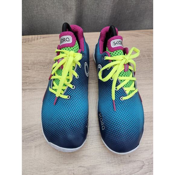 SKORA Running Athletic Shoes Women's Size 11 Blue Purple Minimalist Light Weight - Picture 2 of 8